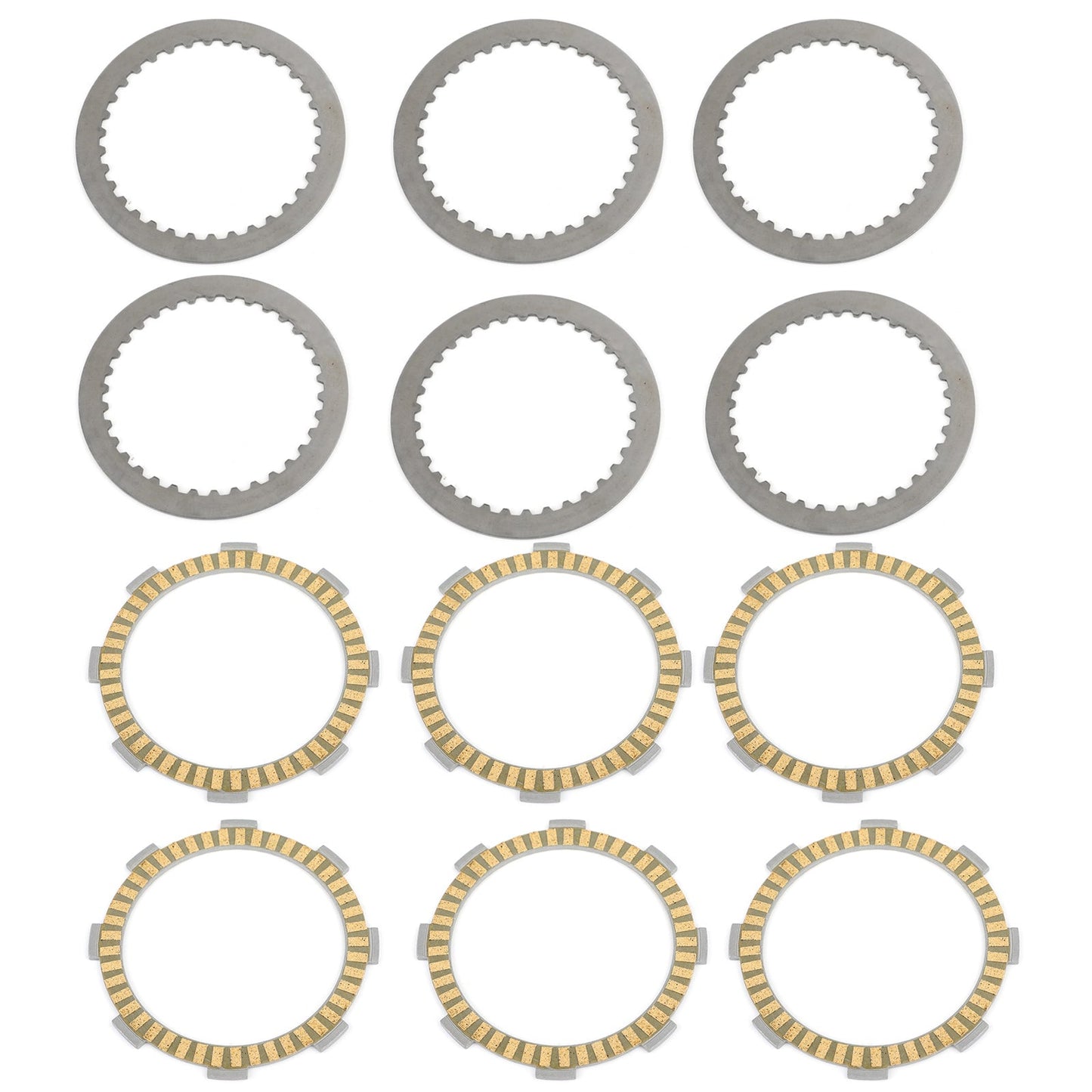 Clutch Plate Kit - Friction & Steel Plates For Honda CMX250 CMX250X Rebel CB250 Nighthawk Two Fifty Police CD250 VT250 FD