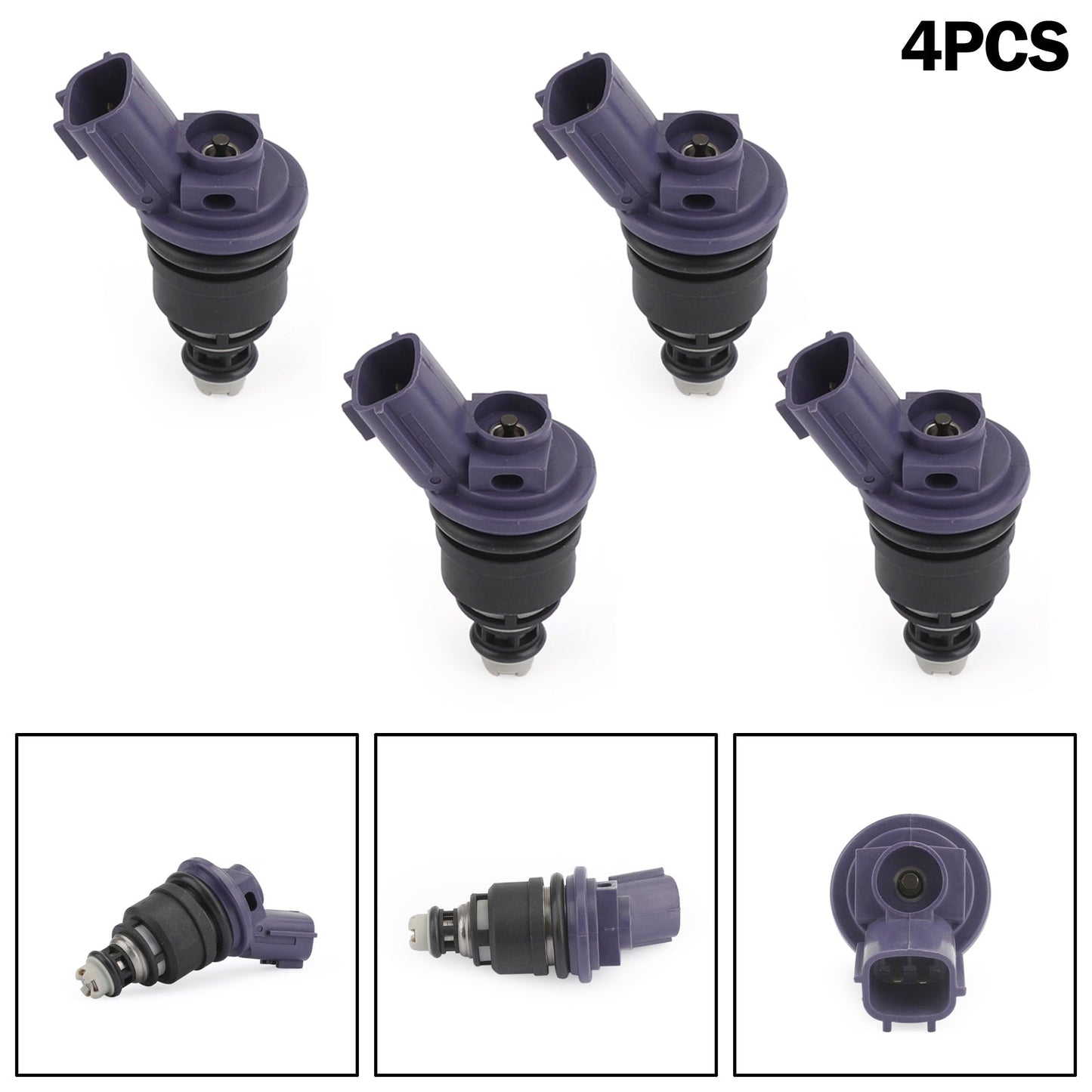 4x 375cc Fuel Injector 16600-67U01 Fits Nissan 240SX Silvia KA24DE S13 SR20DET