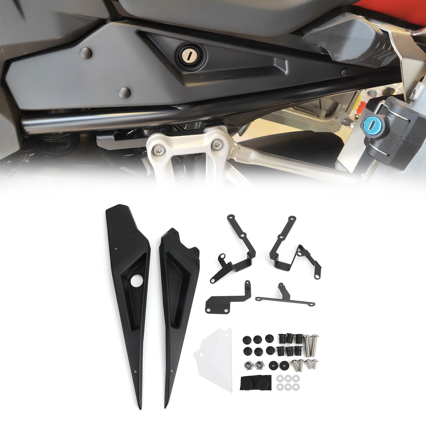 Frame Guard Cover Trim For BMW F750GS F850GS 2018-2019 BLK