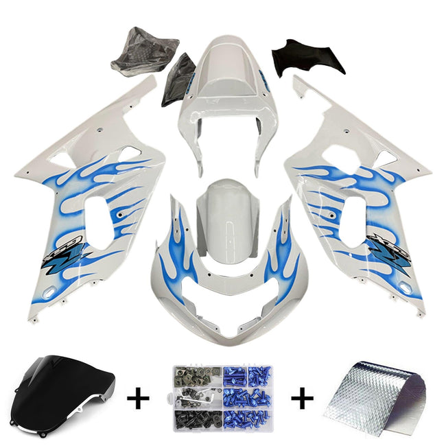 2001-2003 Suzuki GSXR600 GSXR750 K1 Fairing Kit Bodywork Plastic ABS