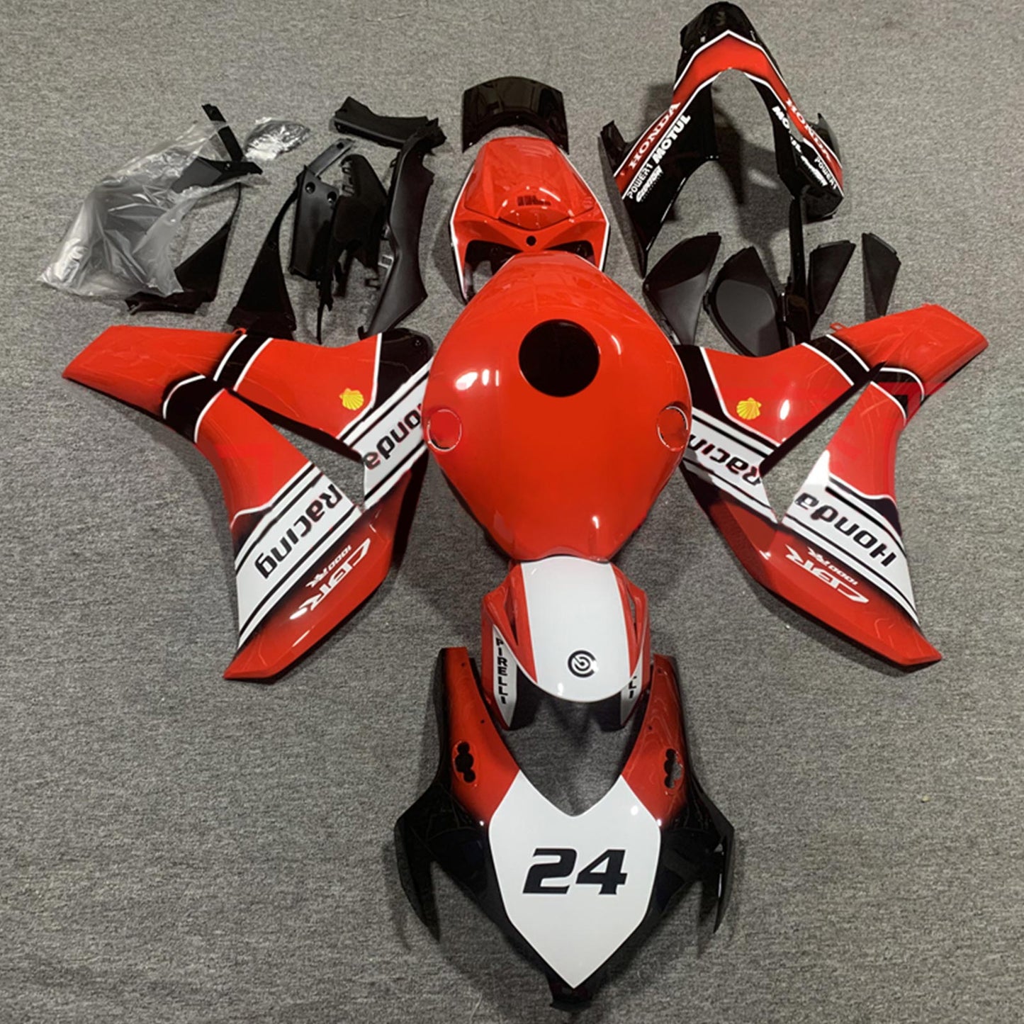 2008-2011 Honda CBR1000RR Injection Fairing Kit Bodywork Plastic ABS#176