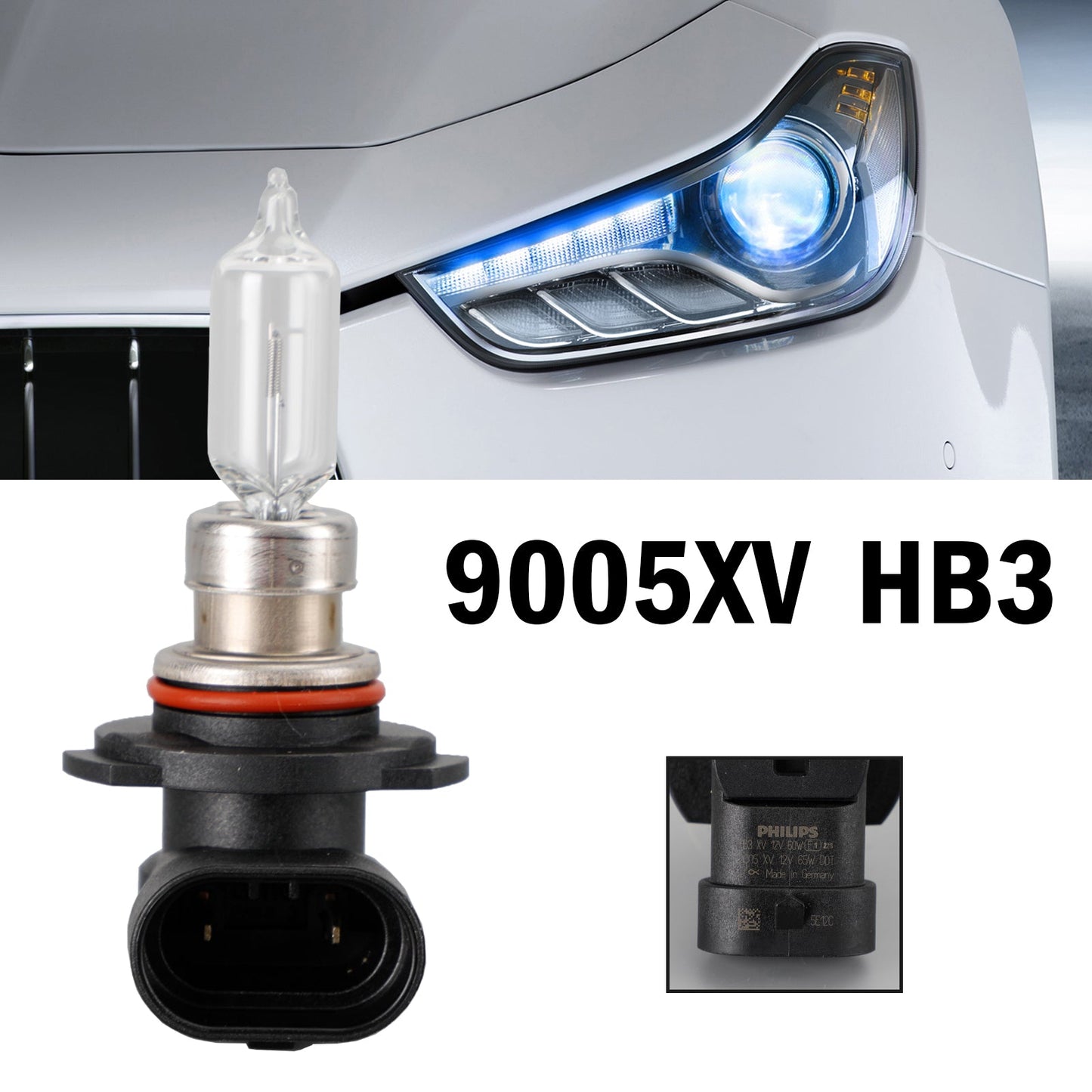 For Philips 9005XV X-tremeVision Headlight HB3 12V60W +100% +35M