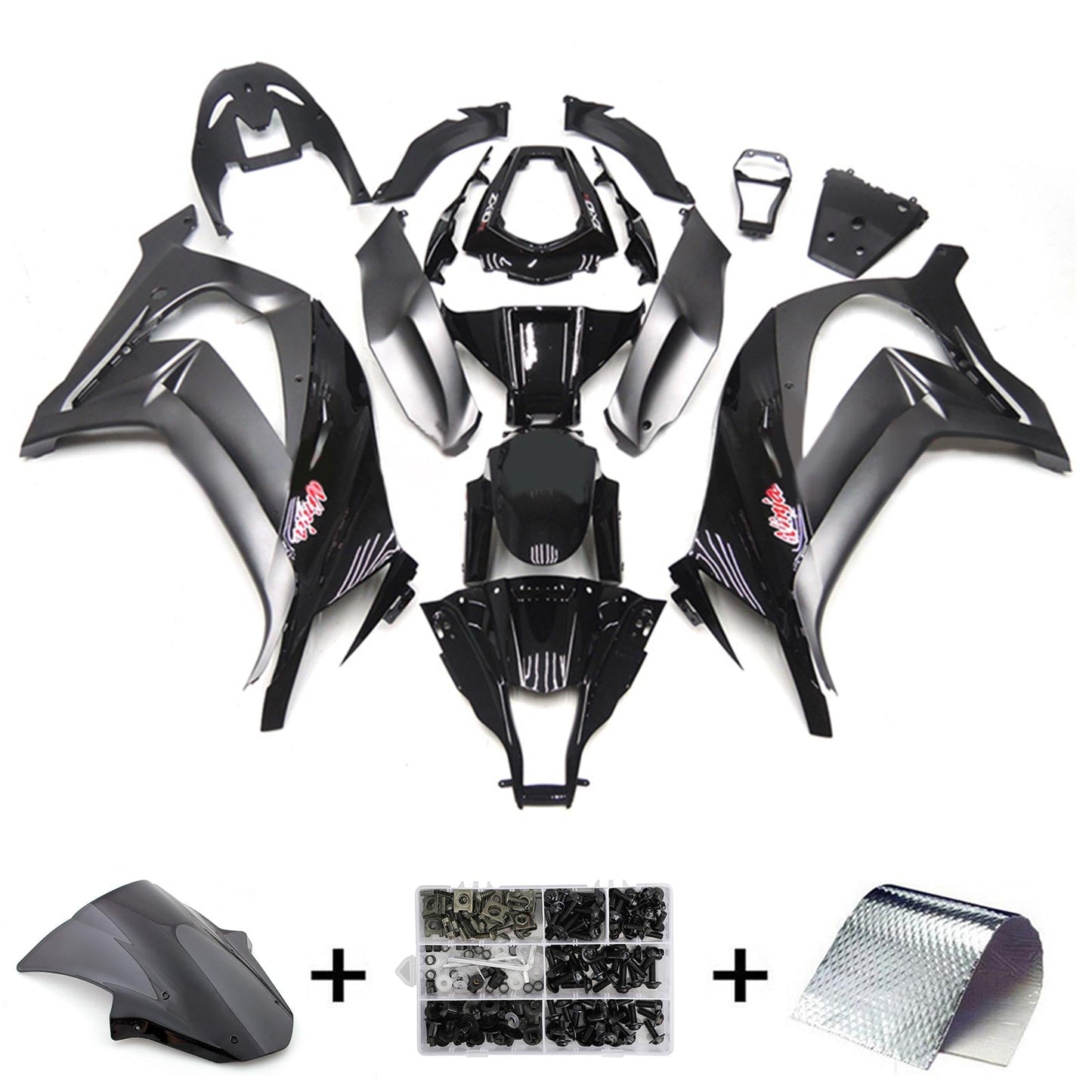 2011-2015 Kawasaki ZX10R Fairing Kit Bodywork Plastic ABS