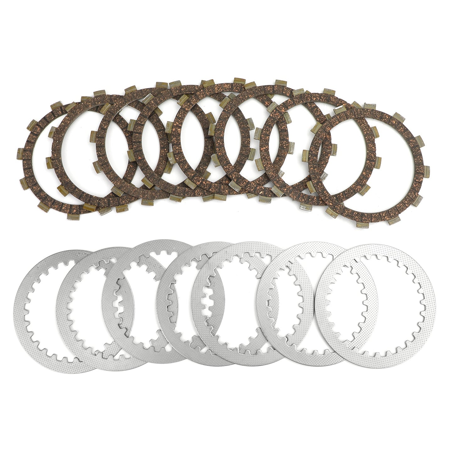 Clutch Plate Kit - Friction & Steel Plates For Yamaha XJR400 4HM XJ400S/L XJ600N/S XZ550RJ/RK XJ650G/S/LH/RL/LJ