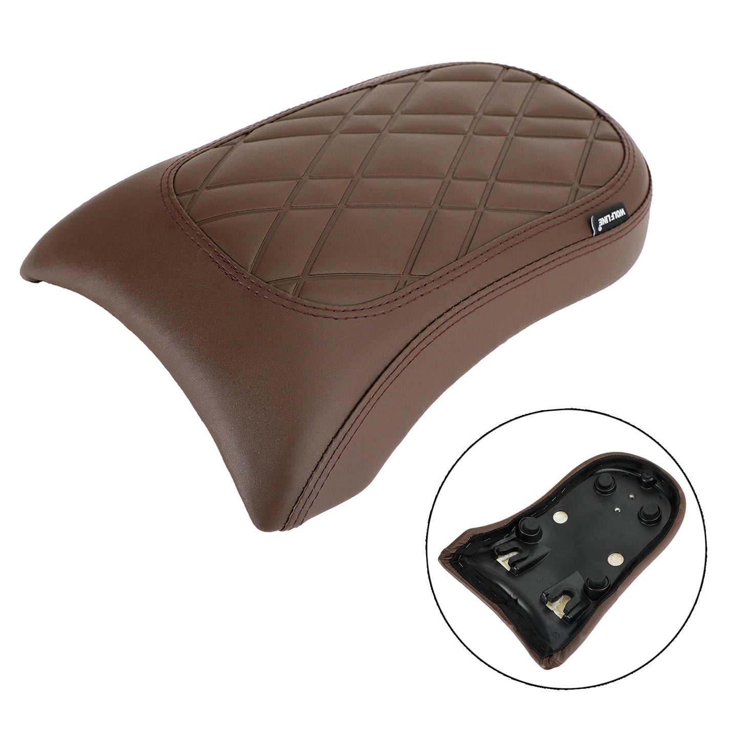 Bmw R18 Bikes 2020-2022 Rear Passenger Seat Cushion Pu Pillion Flat Brown