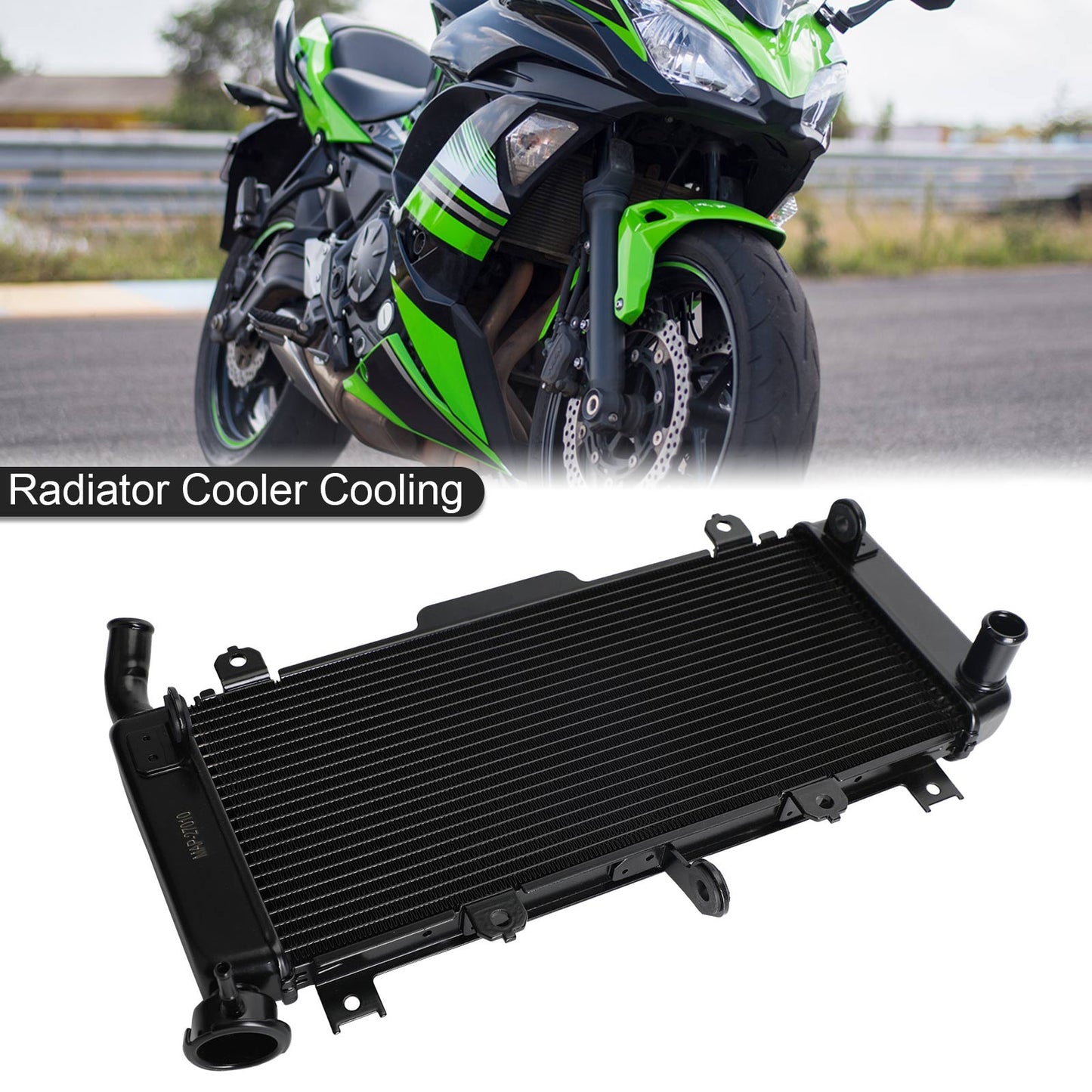 Radiator Cooler Cooling Fit For Kawasaki Ninja 650 Z650 ER650 2017-2021