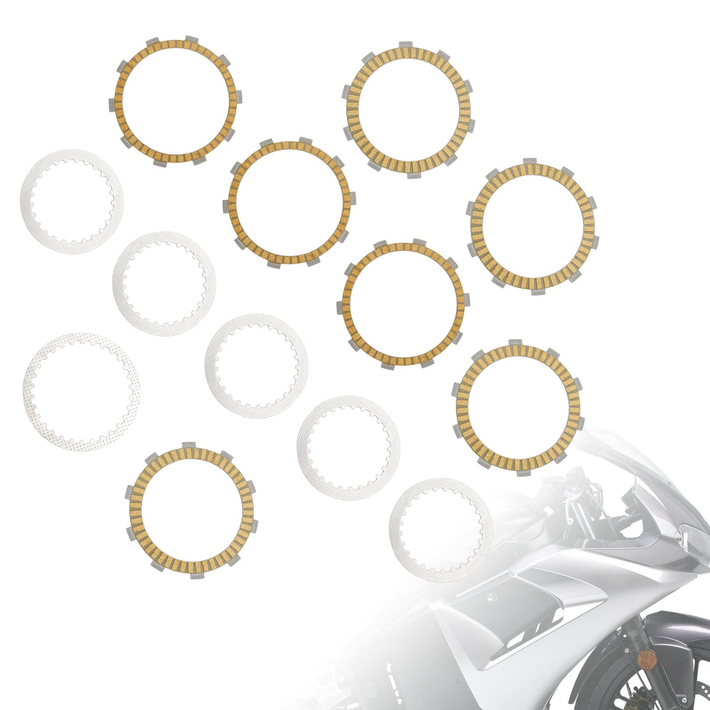 Clutch Friction Plate Kit Set fit for RC250 2015-2018 RC390 2016-22 90232011000