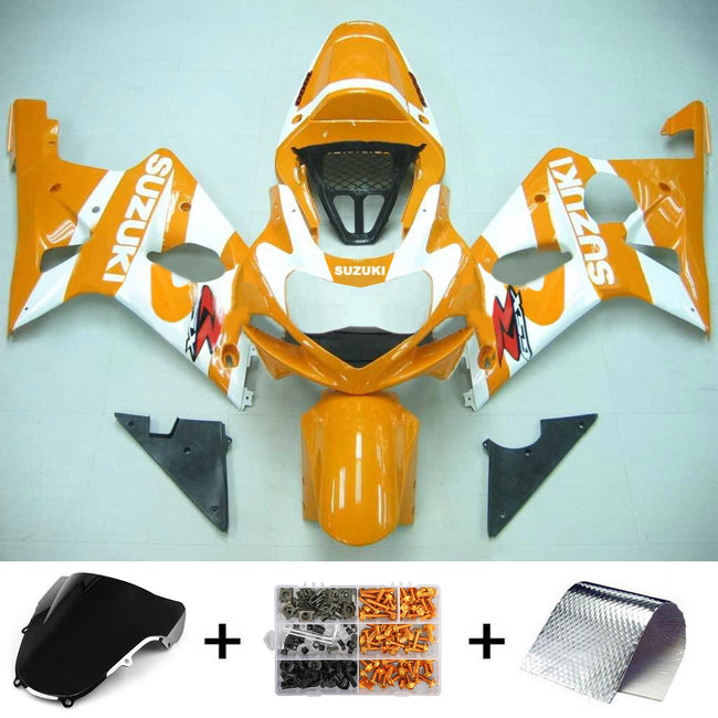 2000-2002 Suzuki GSXR1000 K1 K2 Amotopart Injection Fairing Kit Bodywork Plastic ABS #108