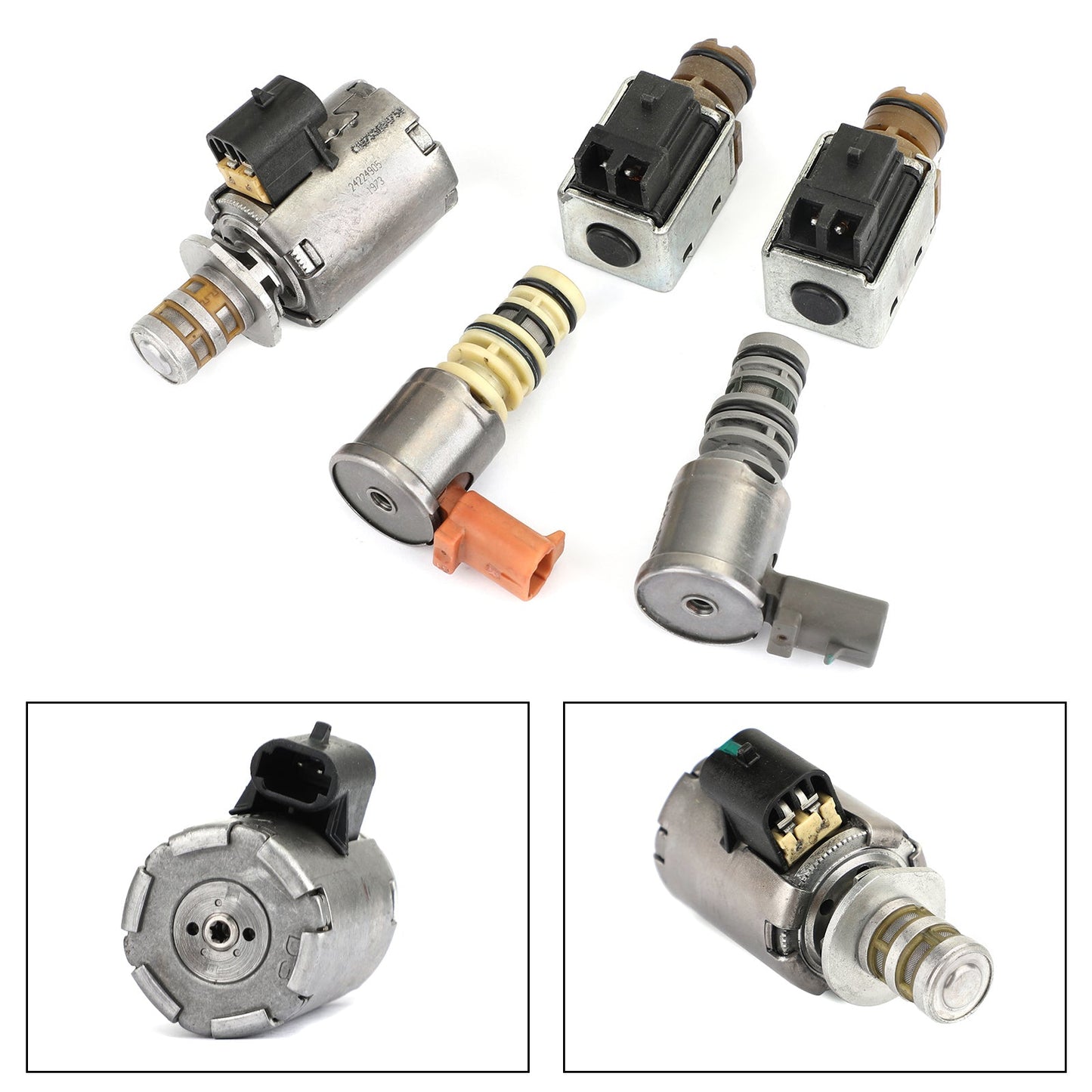 4L60E Transmission Solenoid Kit Fit For TCC EPC Shift 2003-up 5pc Set