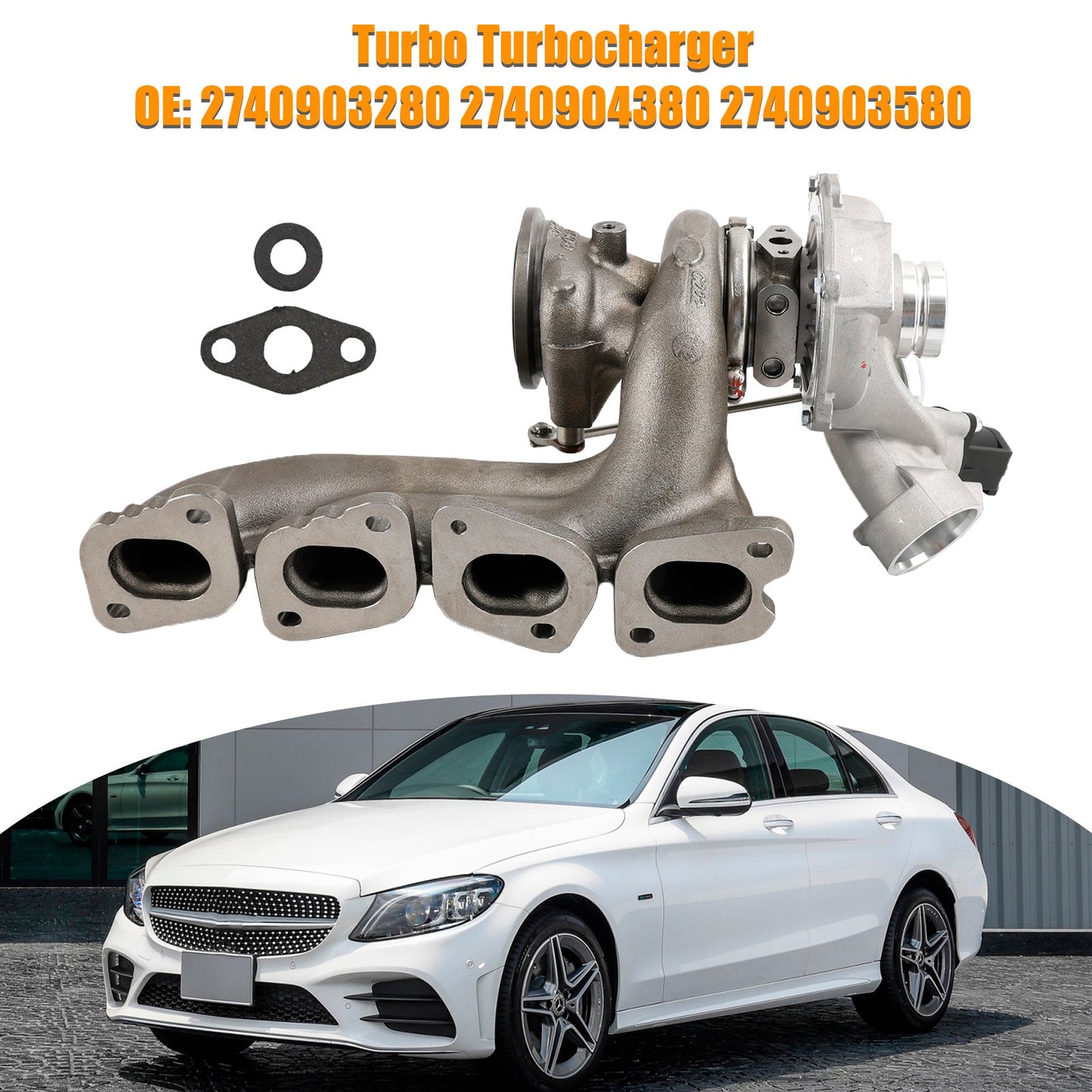 2020 Mercedes-Benz C GLC SLC 300 2.0L L4 Turbo Turbocharger 2740903280 2740904380 2740903580