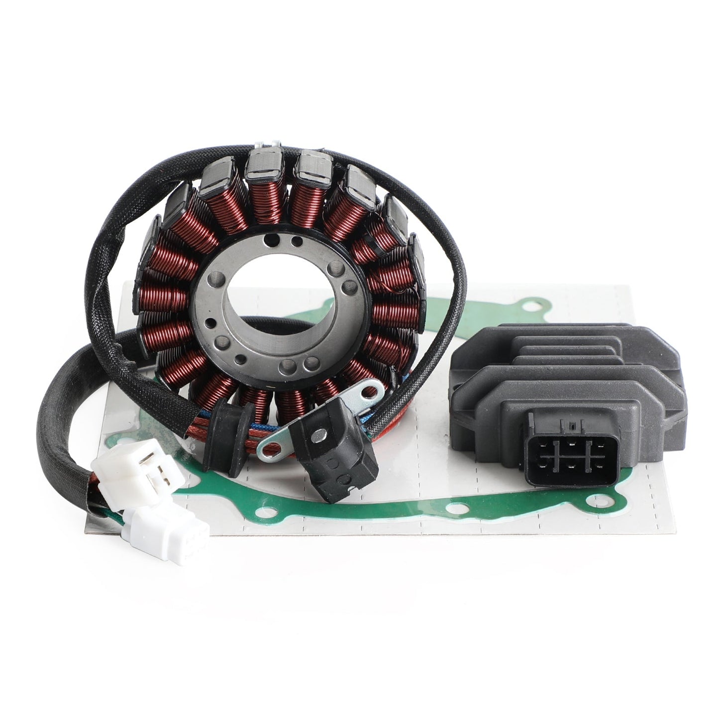 Magneto Stator+Voltage Rectifier+Gasket For Suzuki LTZ400 Quadsport Z400 03-08