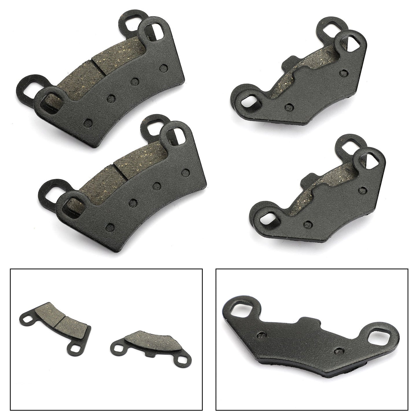 Front & Rear Brake Pads For Polaris Razor RZR 800/RZR 800 S/RZR 800 EPS/RZR 570
