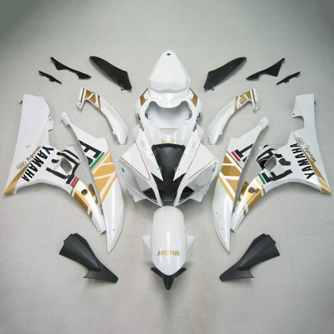 2006-2007 Yamaha YZF 600 R6 Amotopart Injection Fairing Kit Bodywork Plastic ABS #126