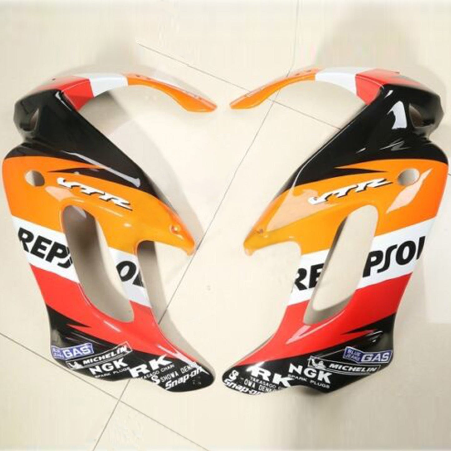 1997-2005 Honda Repsol VTR1000F Painted ABS Fairing Bodywork Kit #1