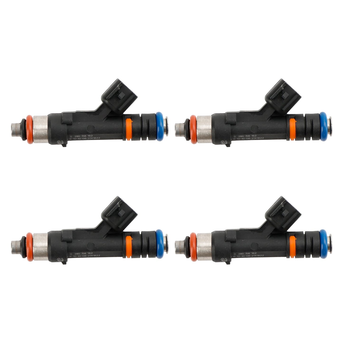 4PCS Fuel Injector 0280158162 Fit Ford Escape Fusion Fit Mercury Mariner 2.5 l4