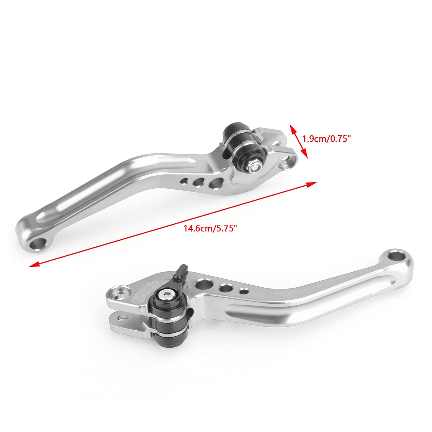 Short Clutch Brake Lever For KTM 790 Duke Before 2019 Silver Generic