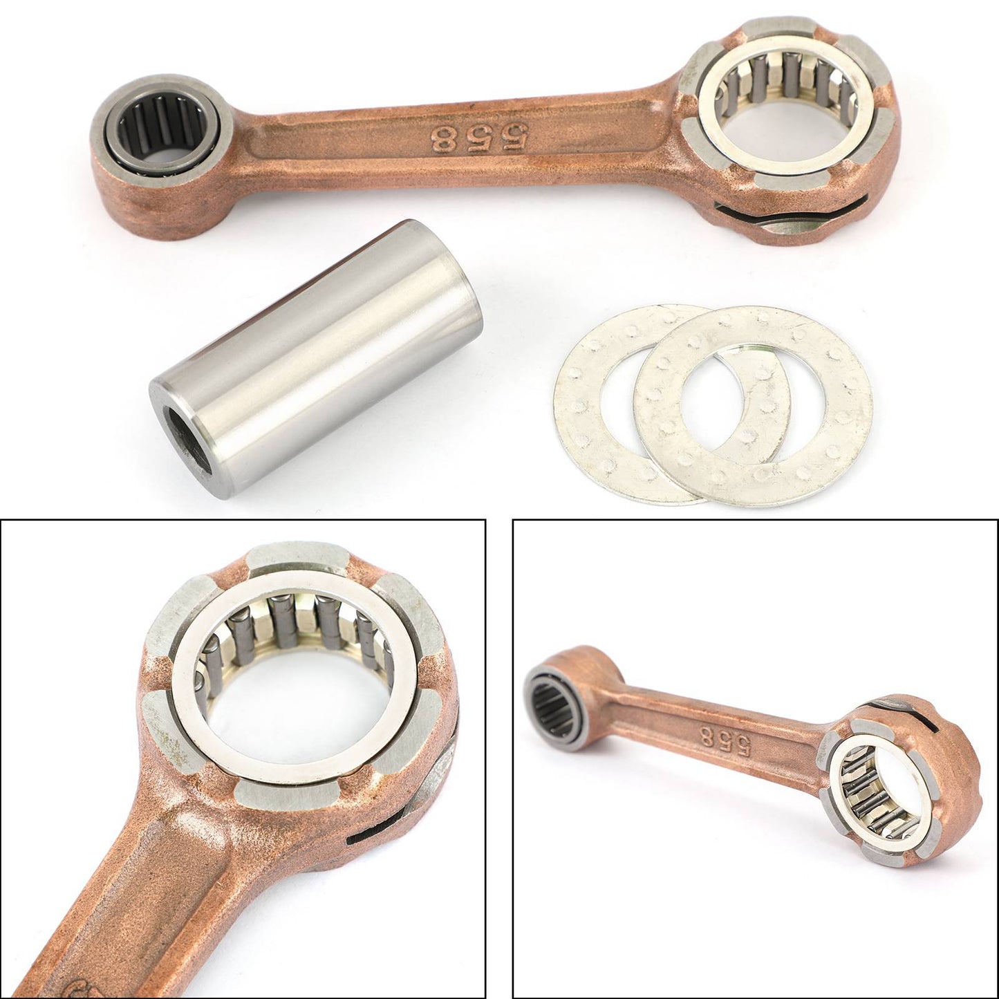 Connecting Rod Kit Fit For Yamaha LT2 LT2M LT3 LT3MX YB100 DT100 RS100 RT100 MX100
