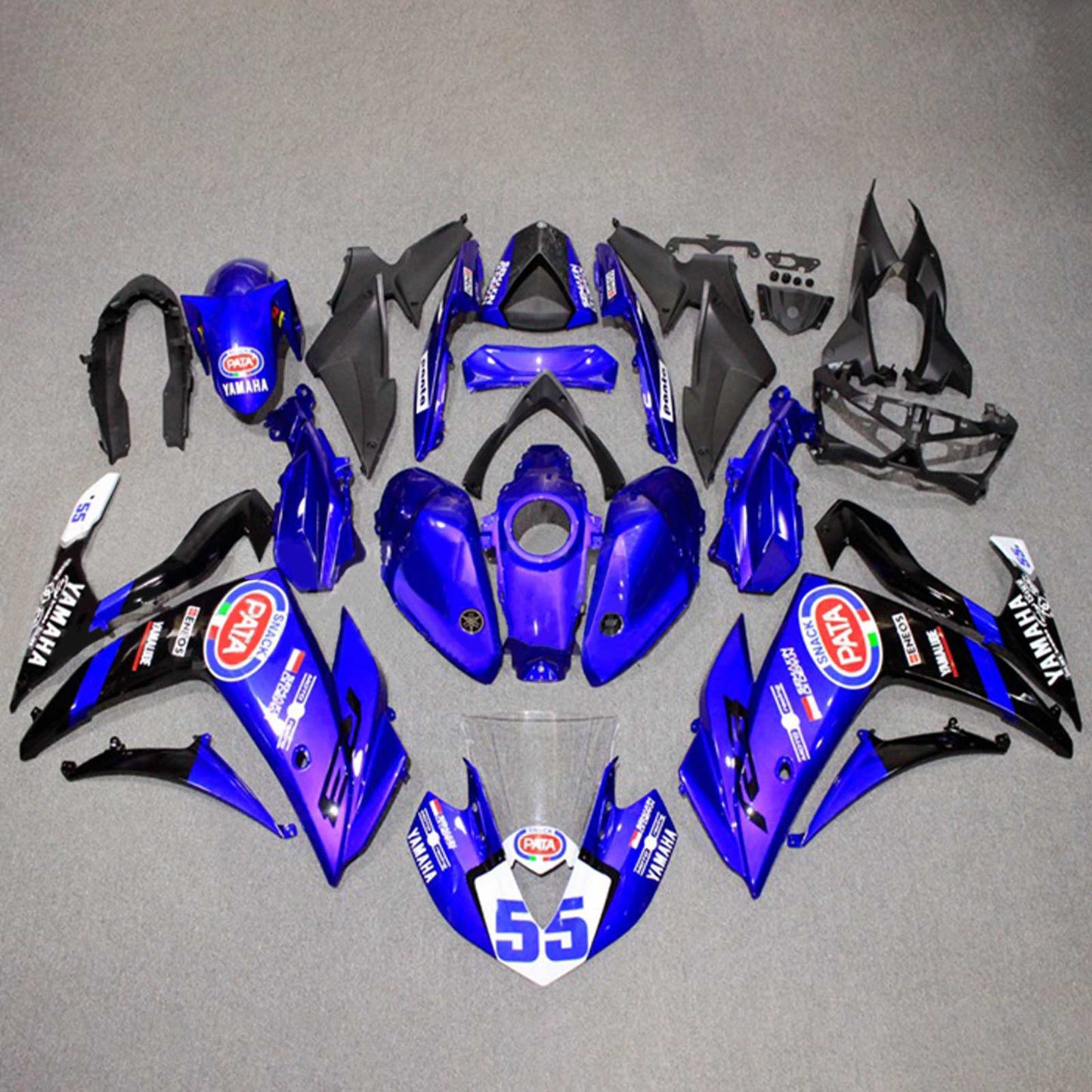 2014-2018 Yamaha YZF-R3 2015-2017 R25 Amotopart Injection Fairing Kit Bodywork ABS #131