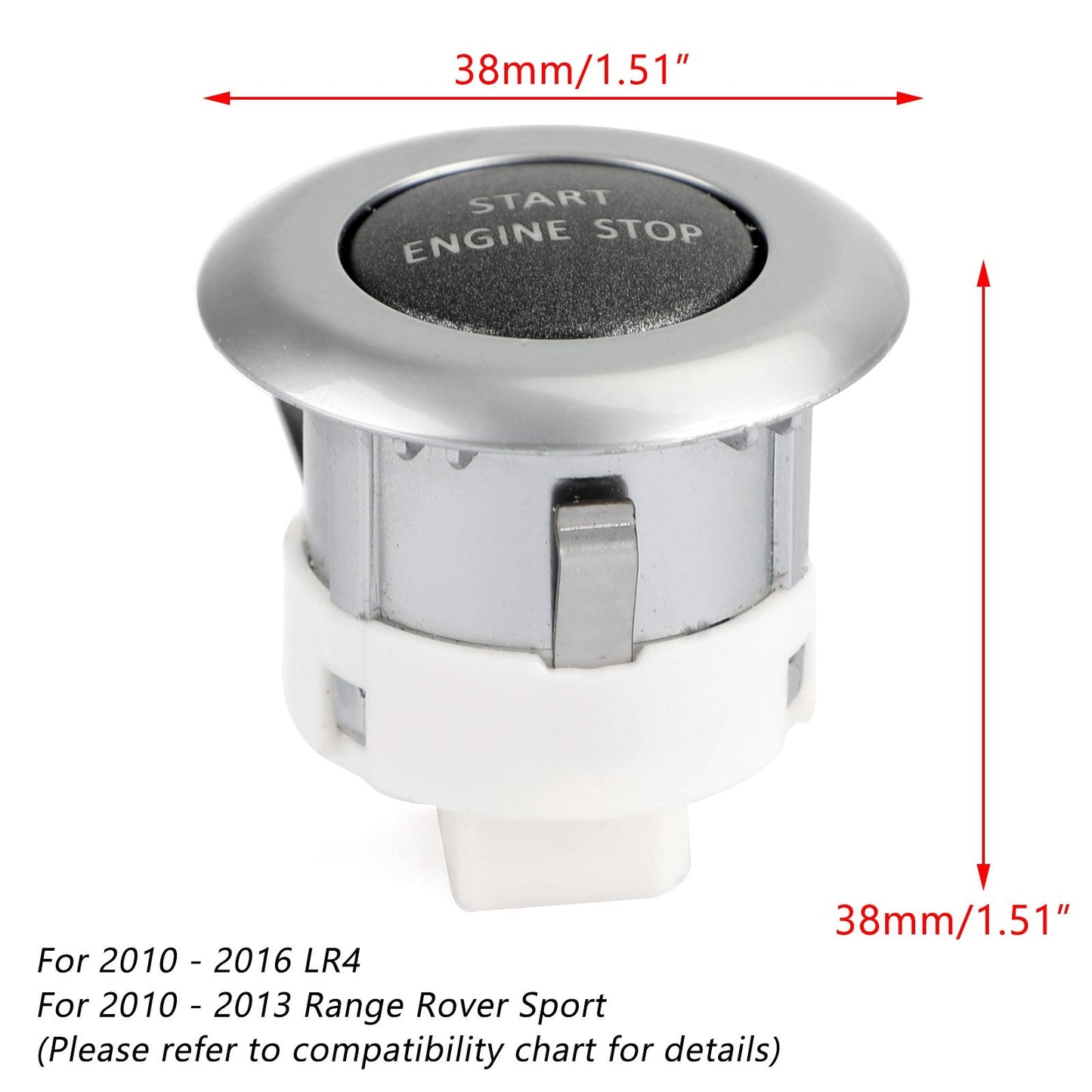 Start Stop Engine Switch Push Button LR014015 Fit For Land Rover Lr4 10-16 Range Rover Sport 10-13