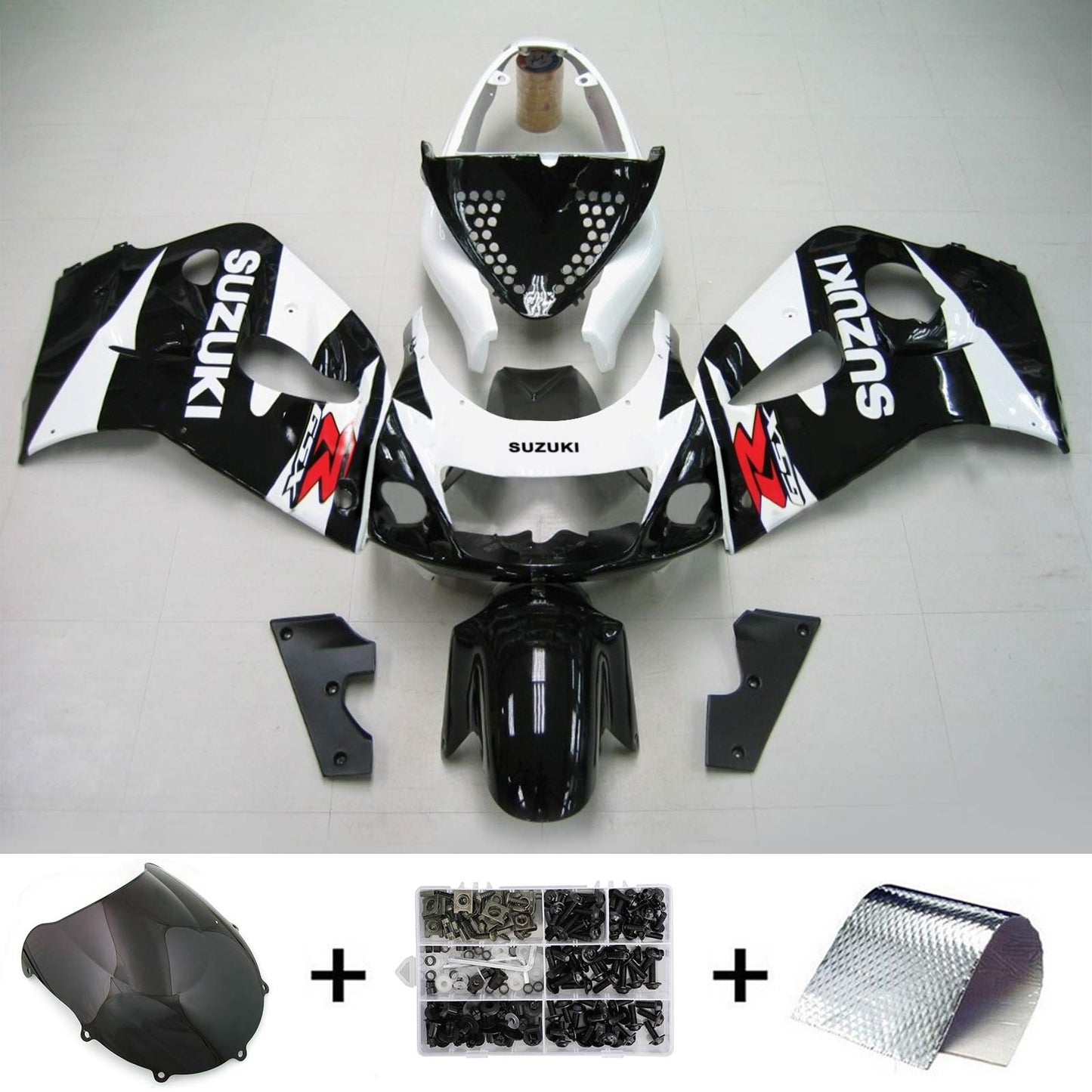 1996-2000 Suzuki GSXR 600/750 Amotopart Injection Fairing Kit Bodywork Plastic ABS #104