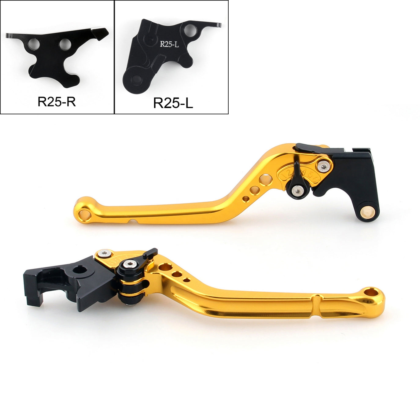 Long Brake Clutch Levers For Yamaha YZF R3 2015 YZF R25 2014-2015 Black