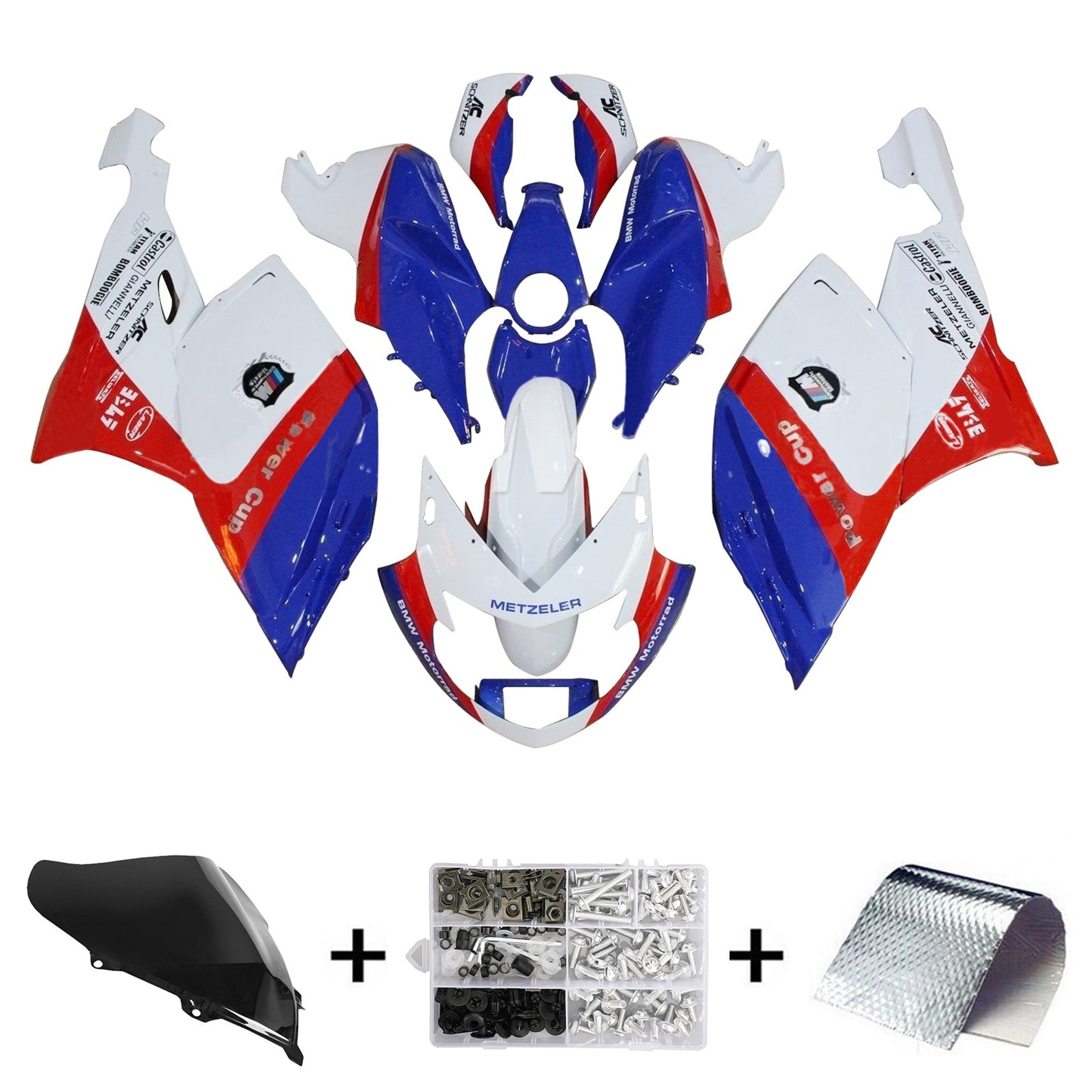 2005-2010 BMW K1200S Fairing Kit Bodywork Plastic ABS