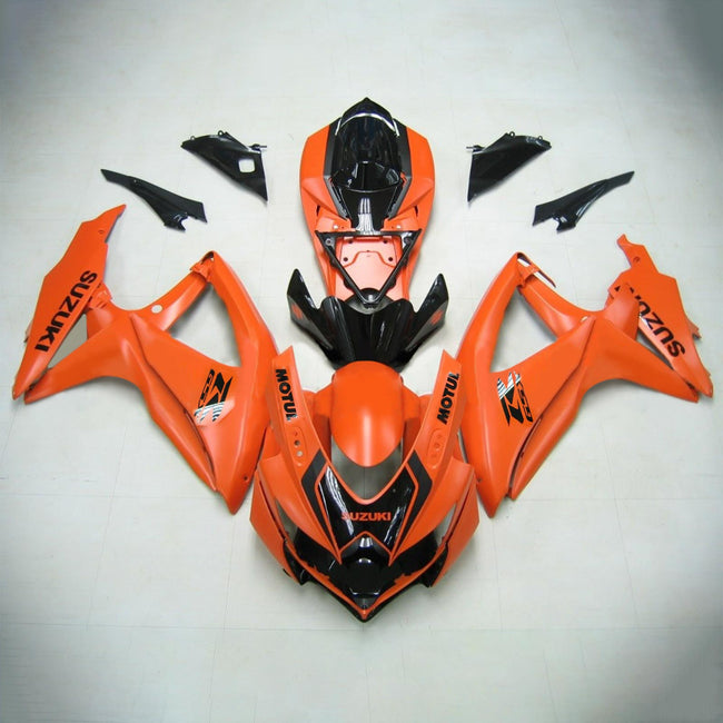 2008-2010 Suzuki GSXR 600/750 K8 Amotopart Injection Fairing Kit Bodywork Plastic ABS #112