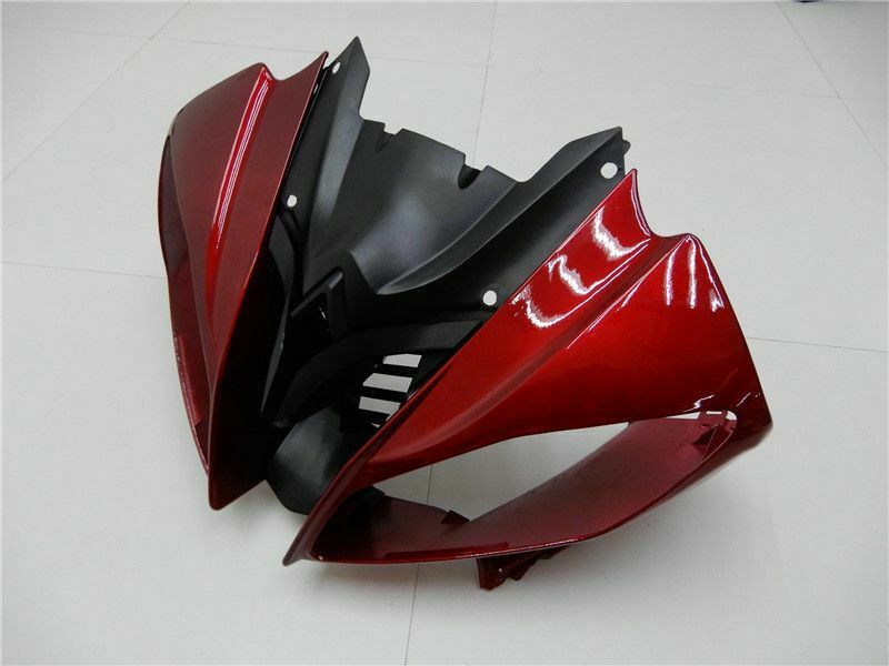 2008-2016 Yamaha YZF-R6 Amotopart Matte Red Black Fairing Kit