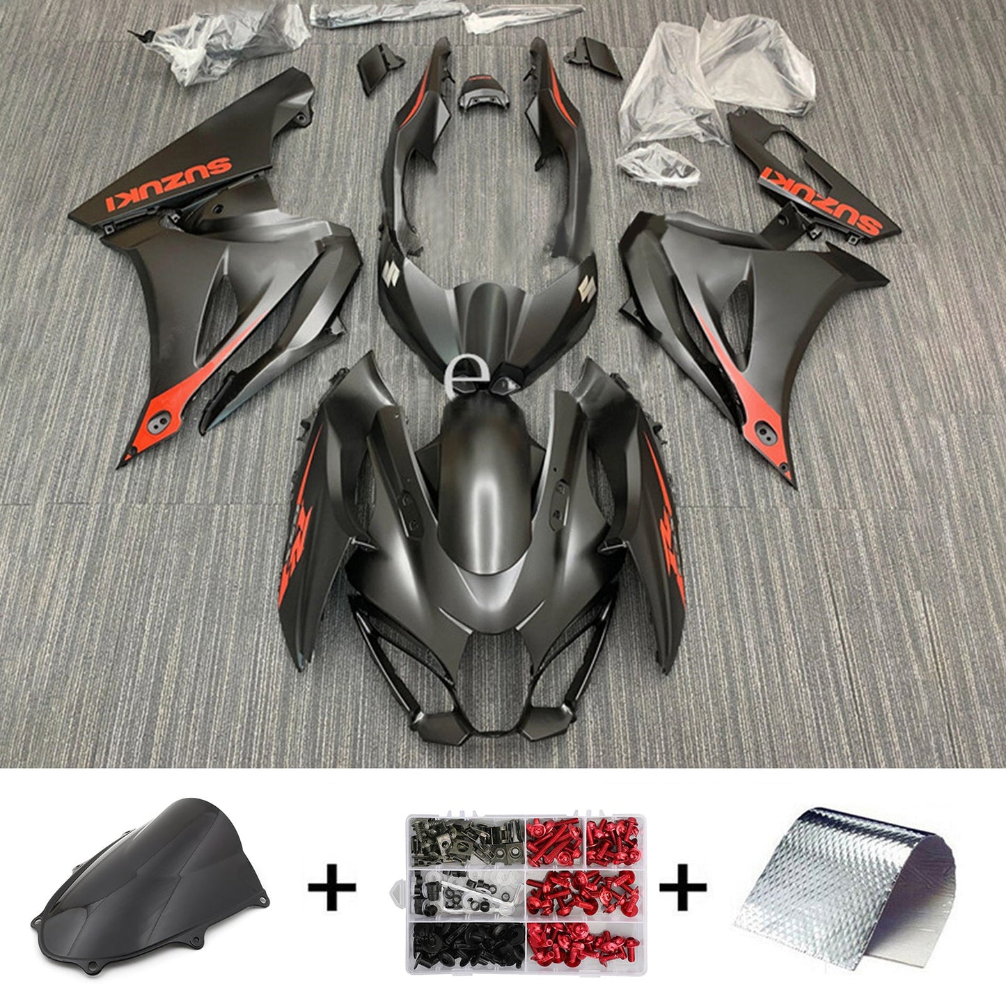 2017-2024 Suzuki GSXR1000 K17 Injection Fairing Kit Bodywork Plastic ABS #101