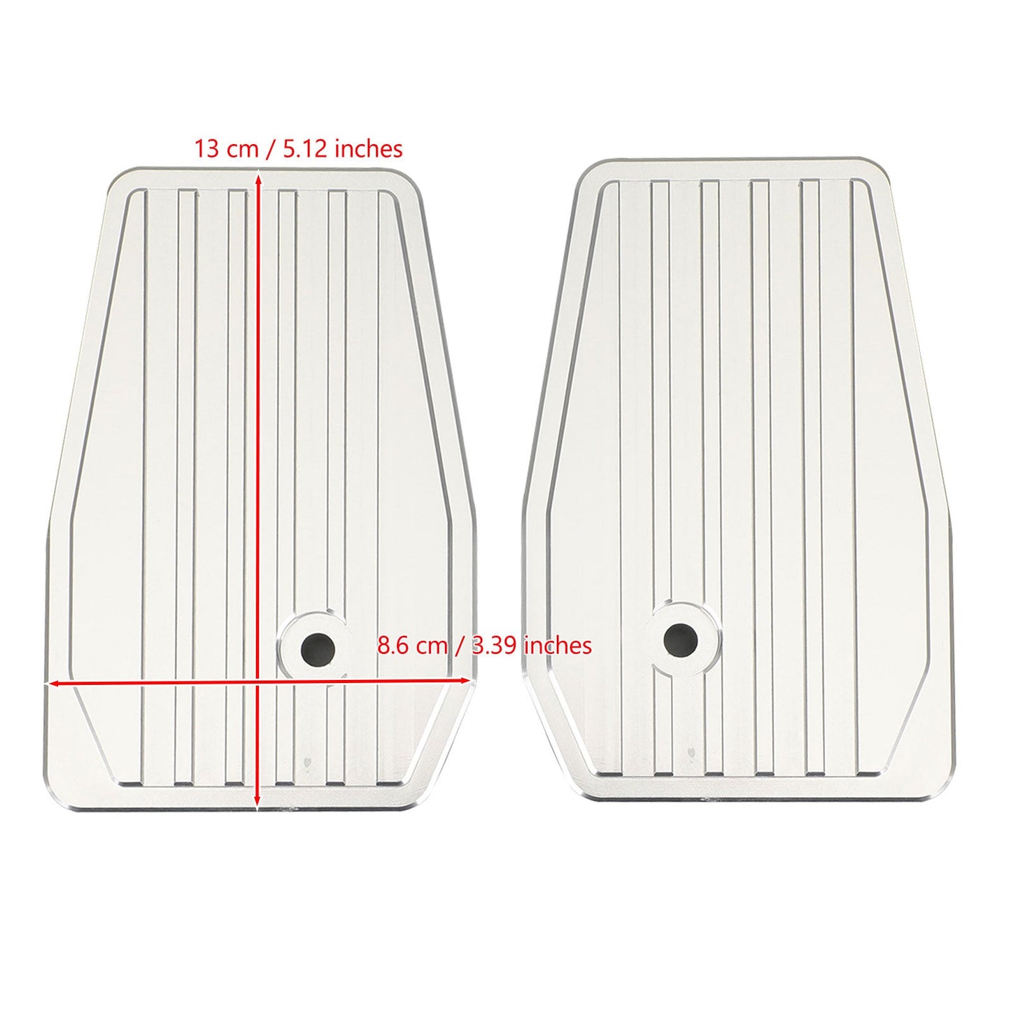 Front Foot Pegs Rest Pedal Pad Footpegs for Honda Rebel CMX300 CMX500 2017-2020 BLK