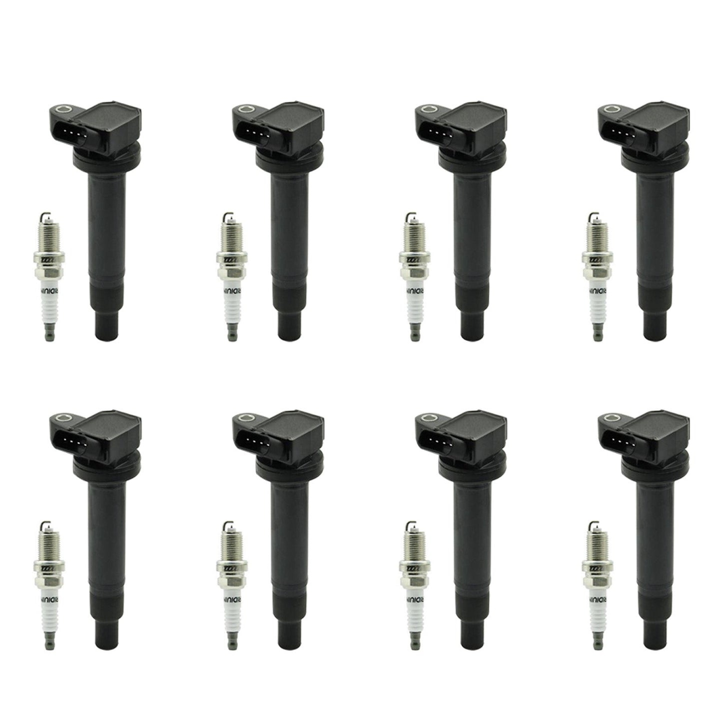 2003-2009 Toyota 4Runner Lexus GX470 4.7L 8PCS Ignition Coil+Spark Plug UF230 90080-91180 90919-02249