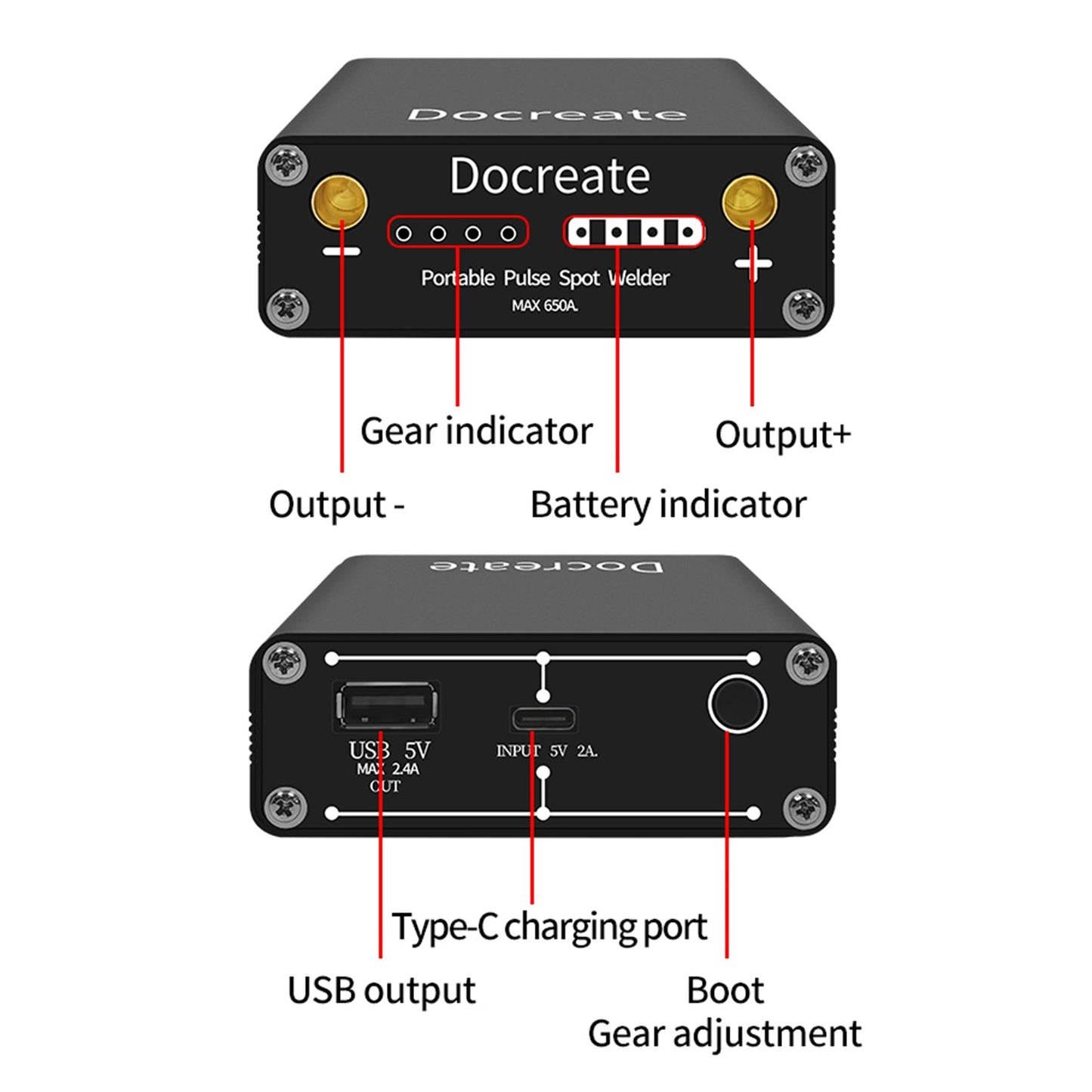 DIY Portable Mini Spot Welder Machine Welding Power With Pen For 18650 Battery