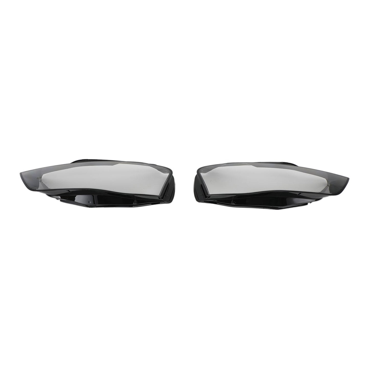2012-2016 Audi A4 B8 Facelift Headlight Lens Plastic Cover Shell Left +Right