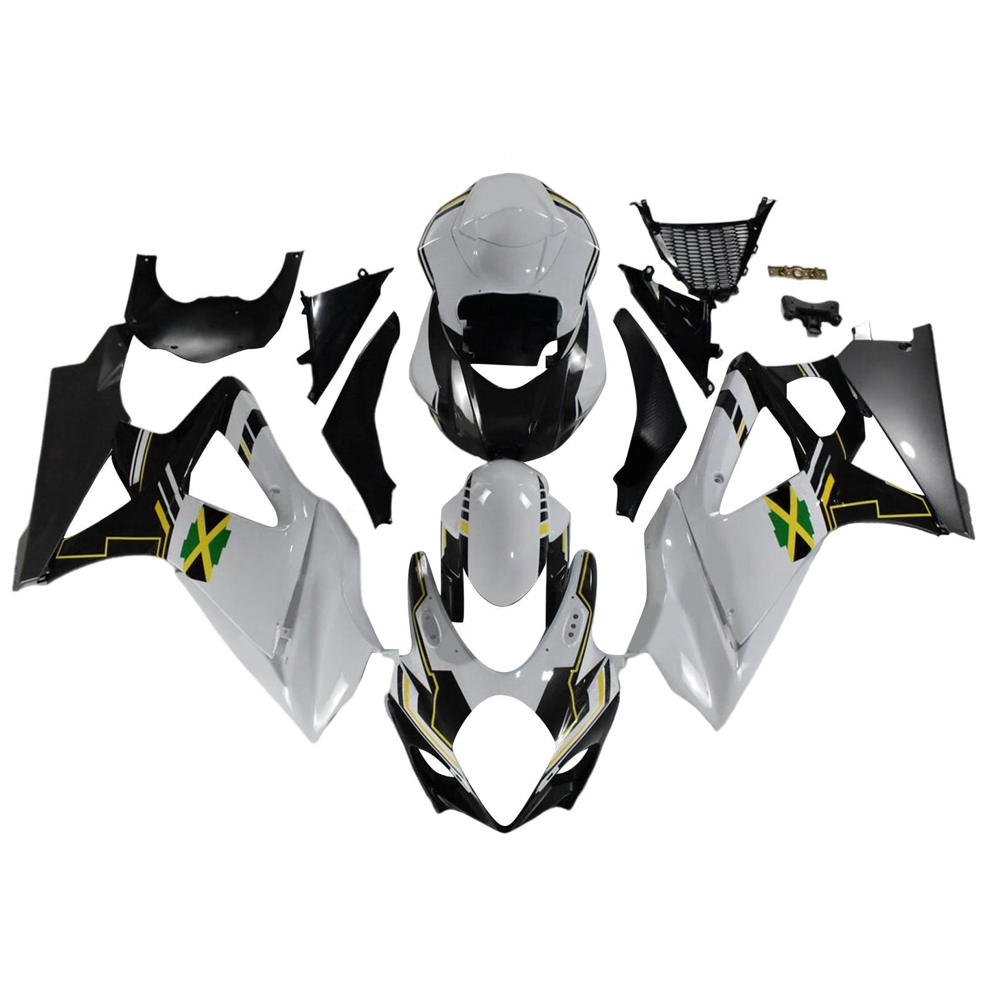 2007-2008 Suzuki GSXR1000 K7 Fairing Kit Bodywork Plastic ABS