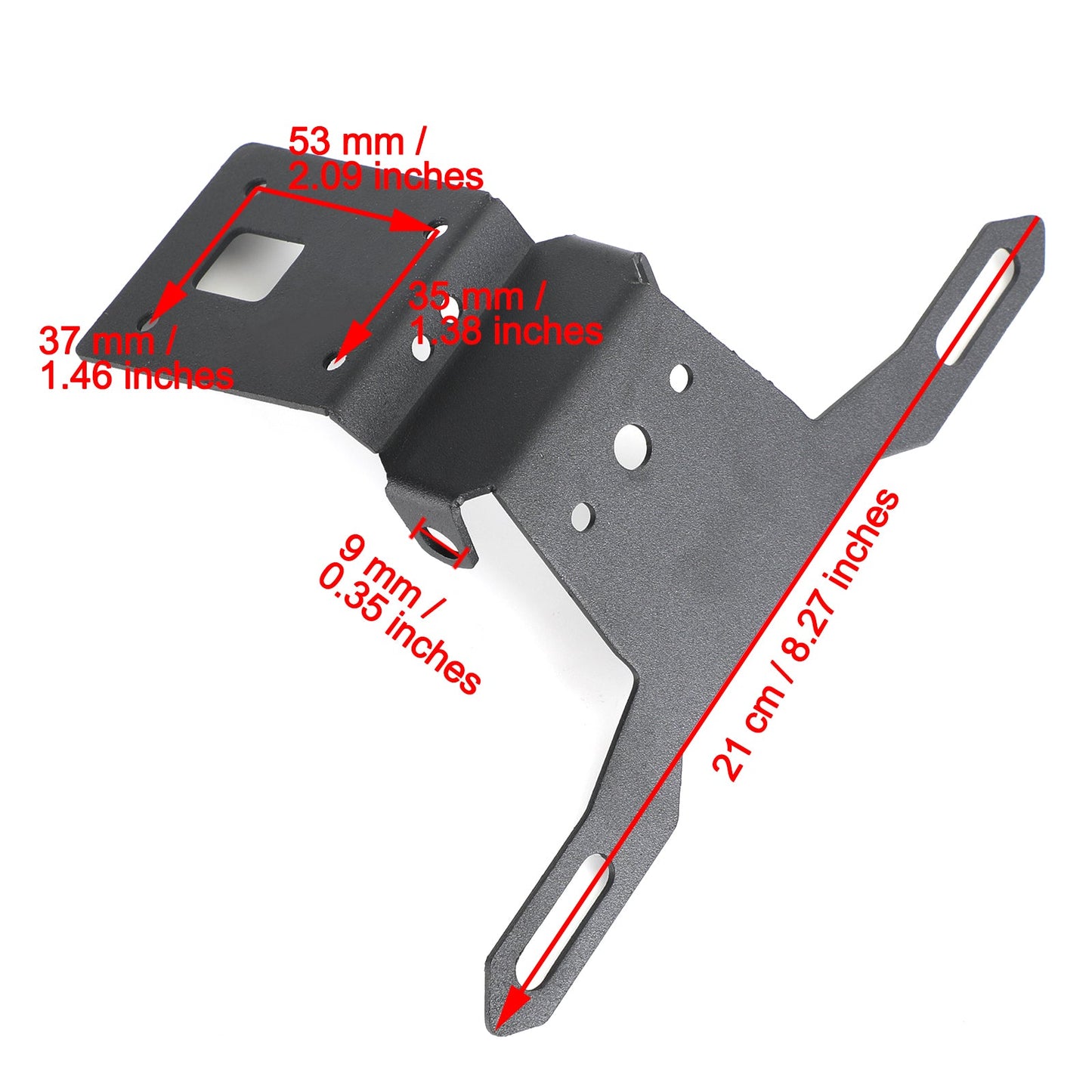 License Plate Holder Frame Bracket fit for Kawasaki ZX-6R 2019-2021