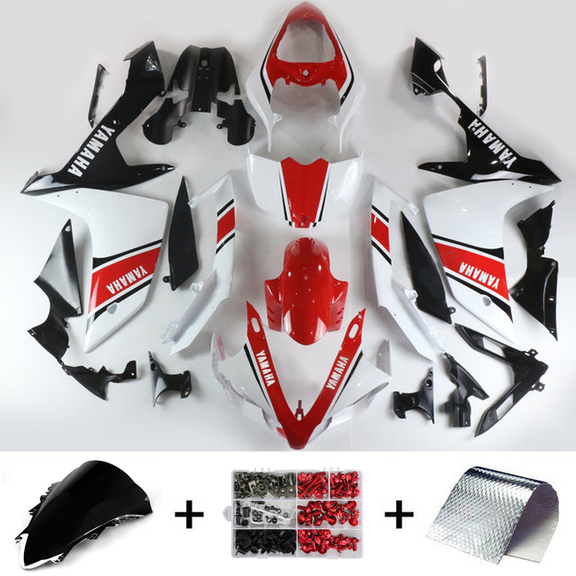 2007-2008 Yamaha YZF 1000 R1 Injection Fairing Kit Bodywork Plastic ABS#140