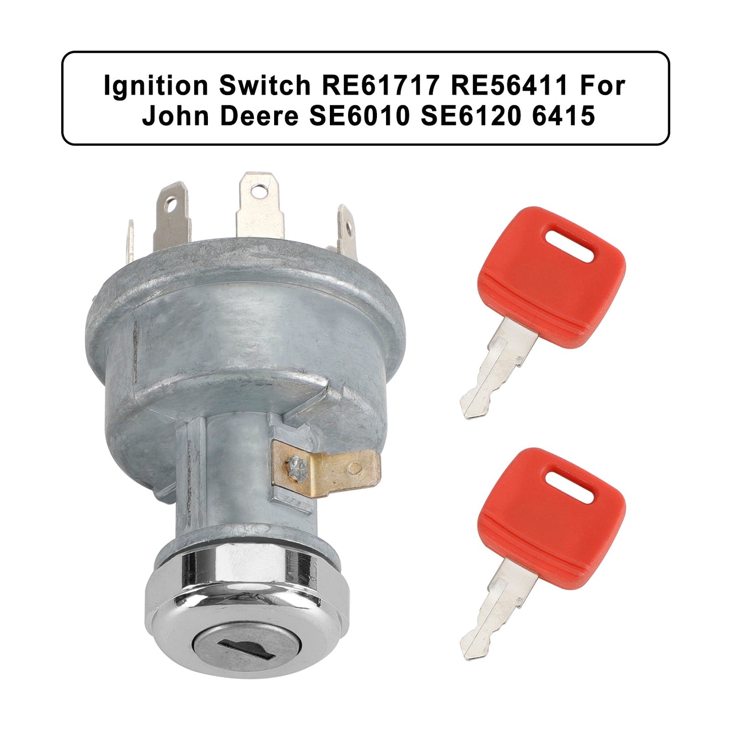 Ignition Switch RE61717 RE56411 For John Deere SE6010 SE6120 6415
