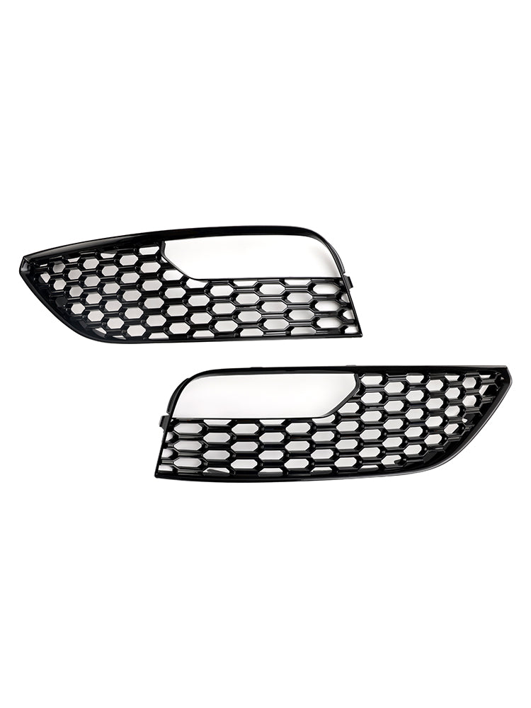 2012-2016 Audi A3 S3 Mesh Front Bumper Fog Light Surround Cover Grille 2PCS