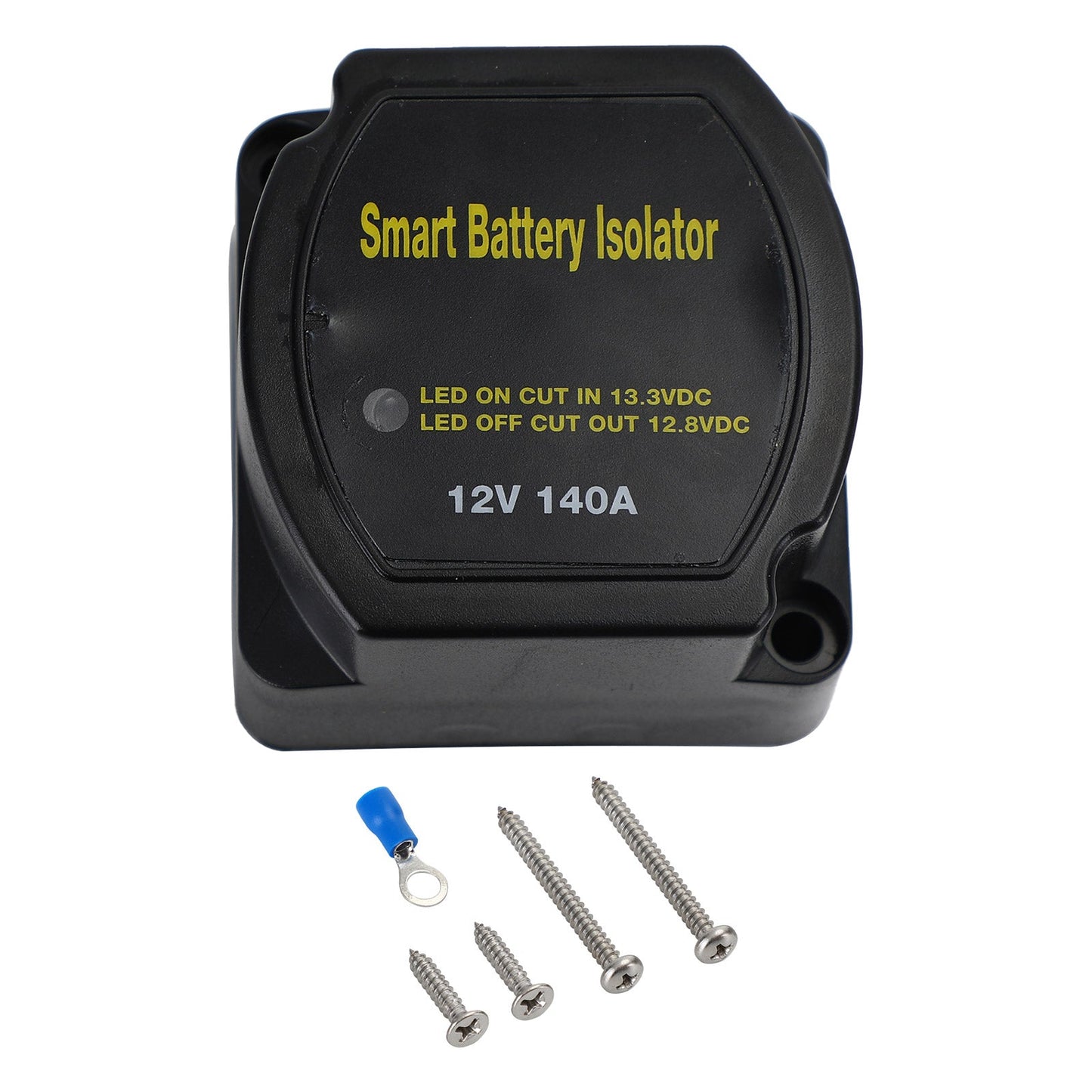 12V 140A Dual Battery Kit System Isolator Car Voltage Sensitive Relay for UTV RV