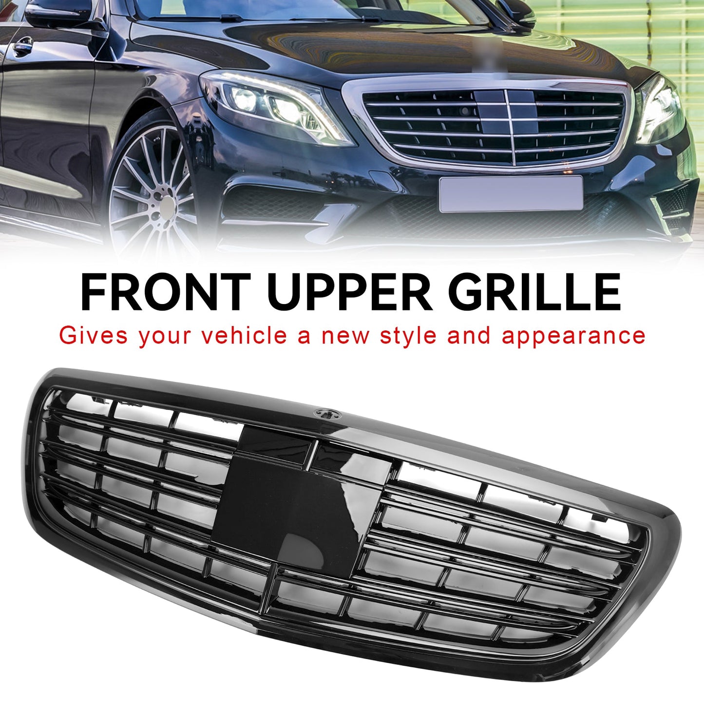 Mercedes-Benz S-class W222 S500 S550 S600 2014-2020 W/ACC Front Grill Grille