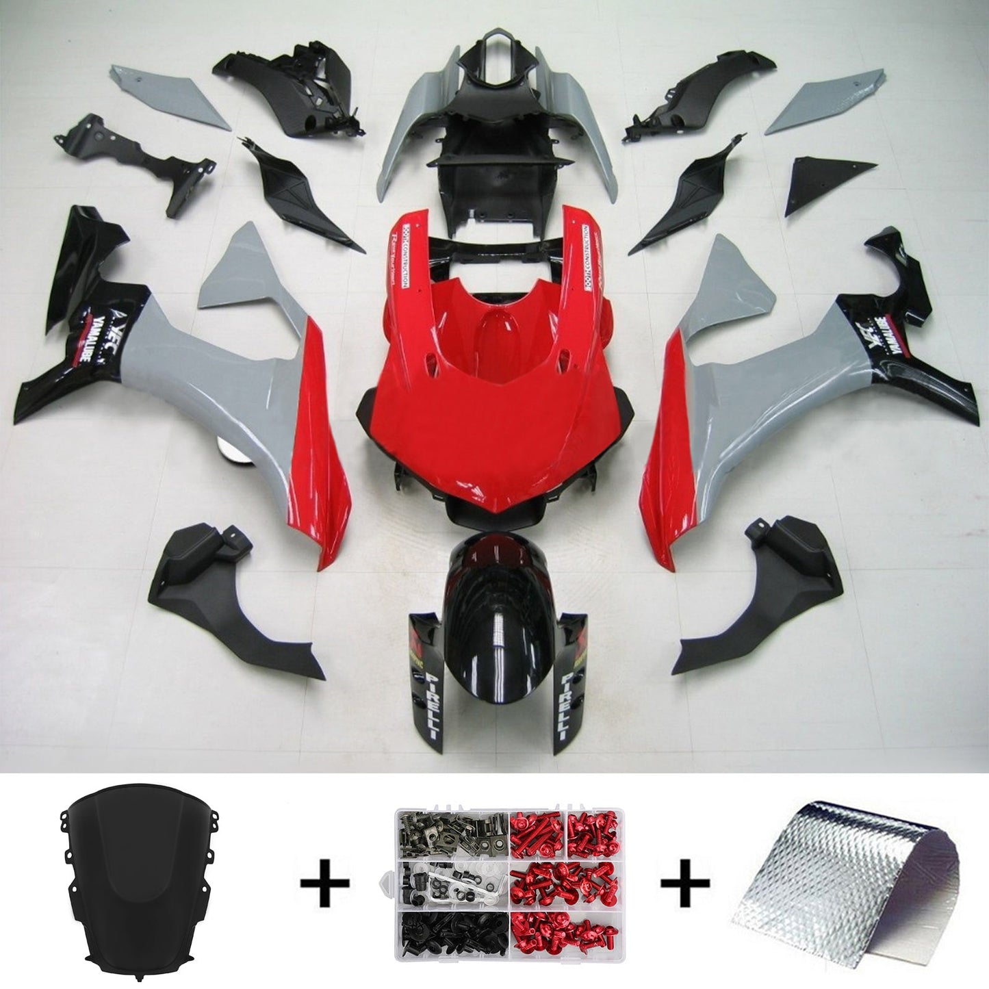 2020-2024 Yamaha YZF R1 Amotopart Injection Fairing Kit Bodywork Plastic ABS #101