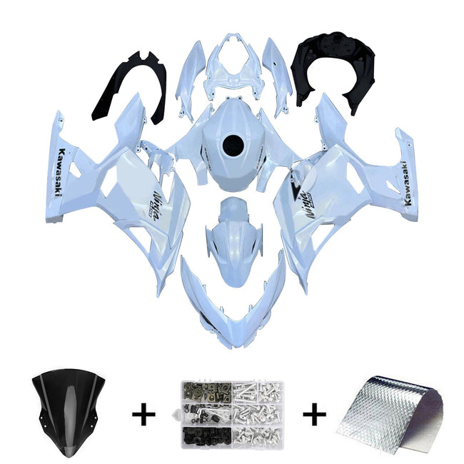 2018-2023=4 Kawasaki EX400 Ninja400 Fairing Kit Bodywork Plastic ABS