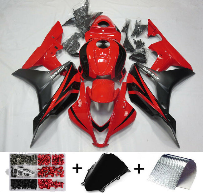 2007-2008 Honda CBR600RR Red Amotopart Fairing Kit