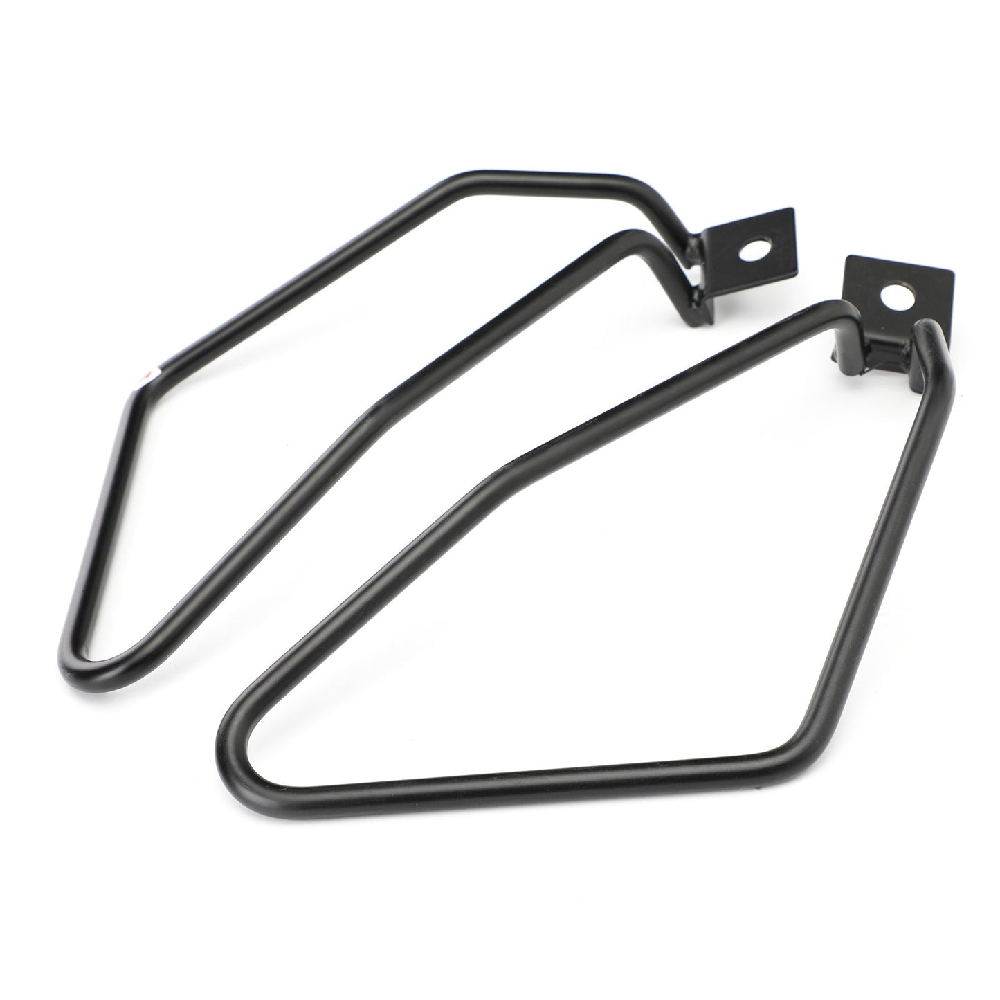 Black Saddlebag Support Mounting Bracket for Sportster 883 Fat bob FXDF Dyna BK