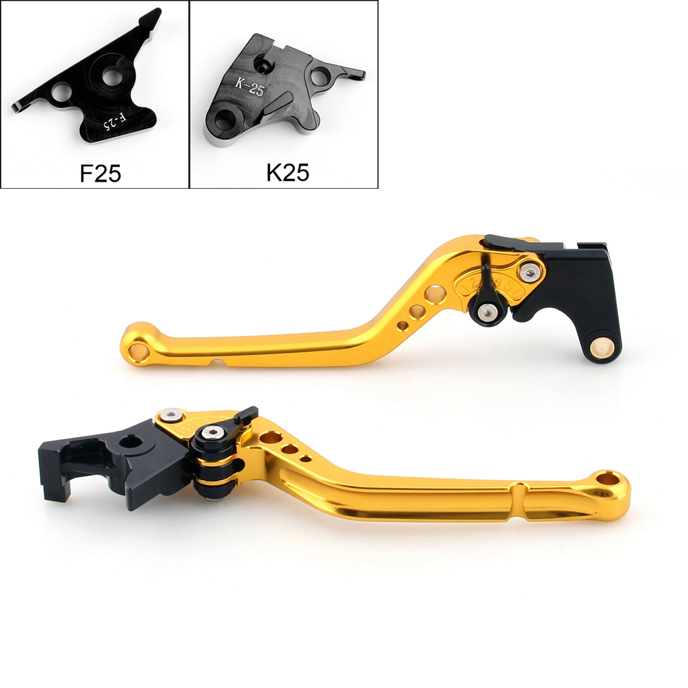 Long Brake Clutch Levers Fit For Kawasaki NINJA 250R 2008-2012 Black