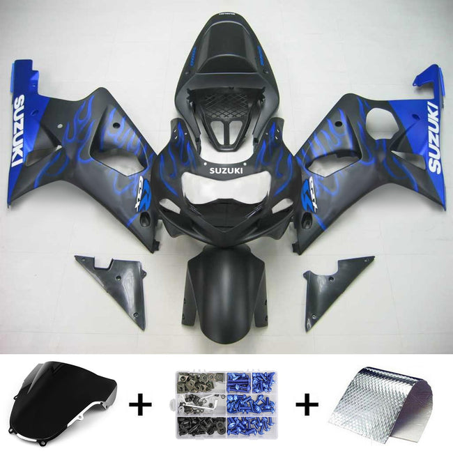 2000-2002 Suzuki GSXR1000 K1 K2 Amotopart Injection Fairing Kit Bodywork Plastic ABS #113