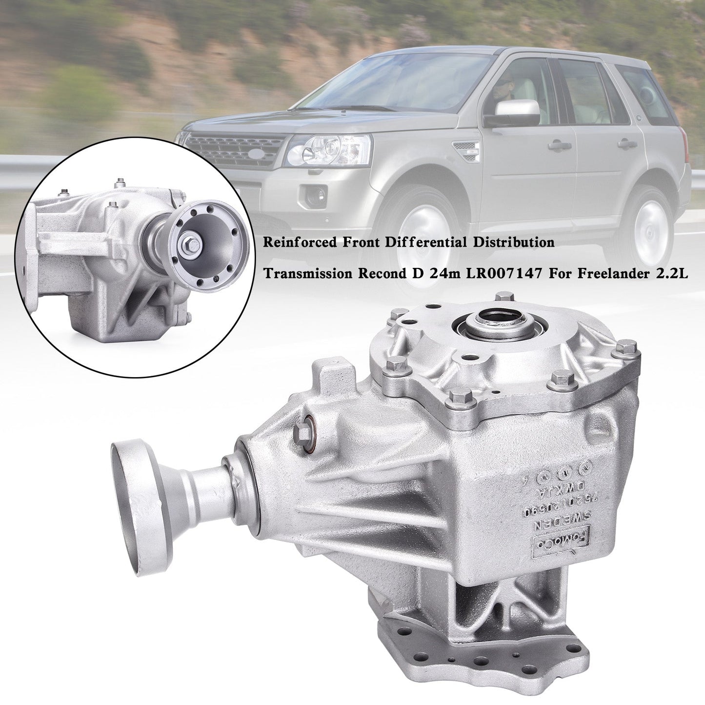 Freelander 2 2007-2015 Front Differential Distribution Transmission LR007147 LR035403 LR040657