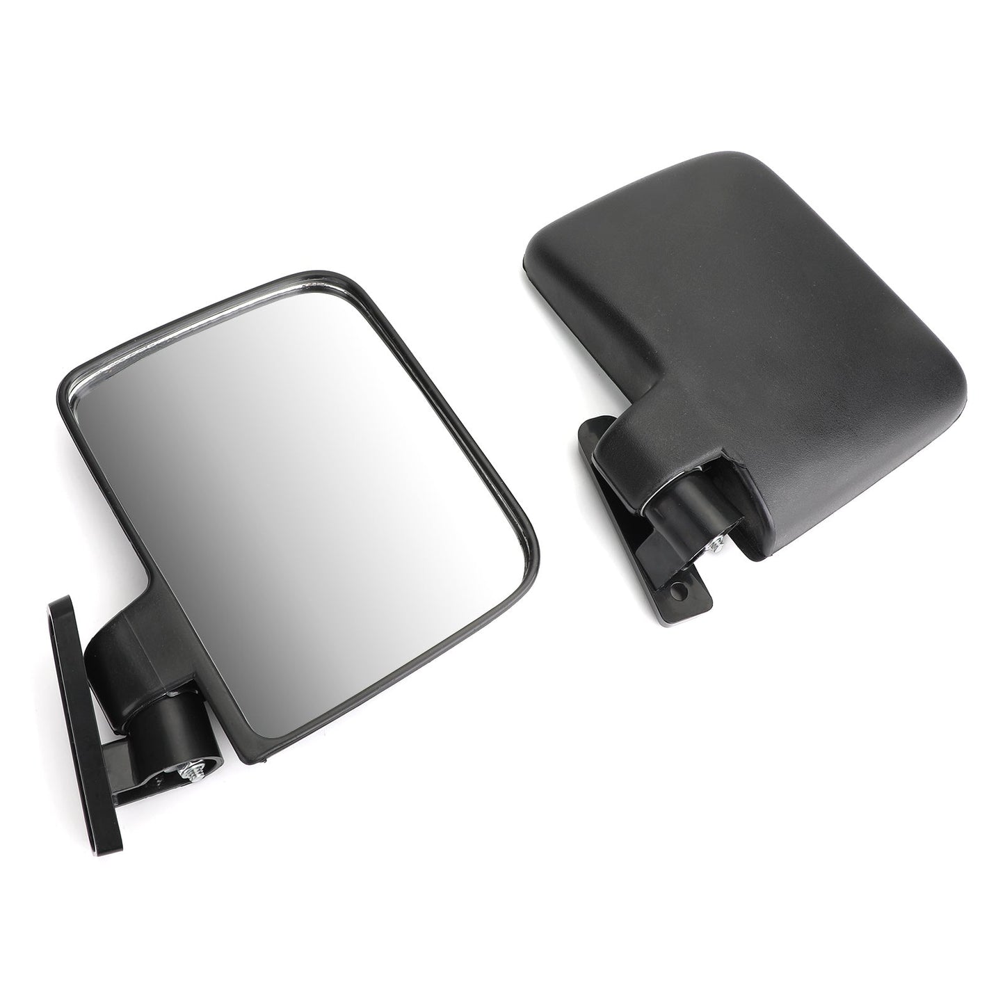 1 Pair Golf Cart Side Mirrors Rear View Mirror Fits Club Car for EZ-GO Yamaha