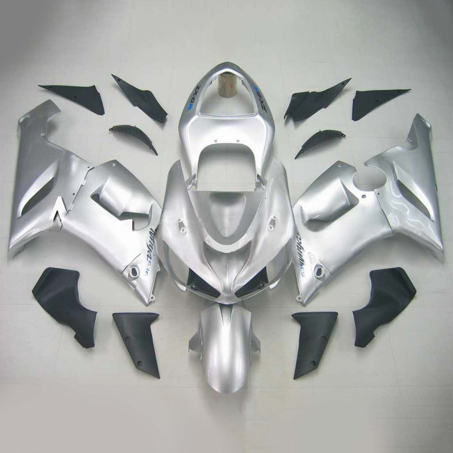 2005-2006 Kawasaki ZX6R 636 Amotopart Injection Fairing Kit Bodywork Plastic ABS #130