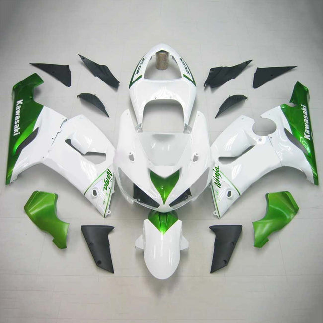 2005-2006 Kawasaki ZX6R 636 Amotopart Injection Fairing Kit Bodywork Plastic ABS #128